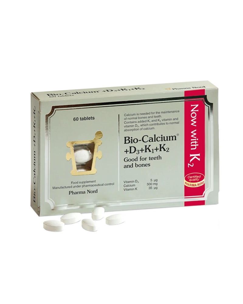 Bio-Calcium+D3+K1+K2 60 Capsules