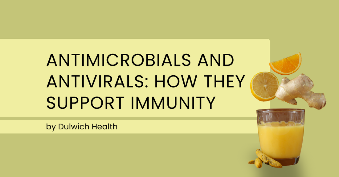 Antimicrobials and antivirals: how they support immunity