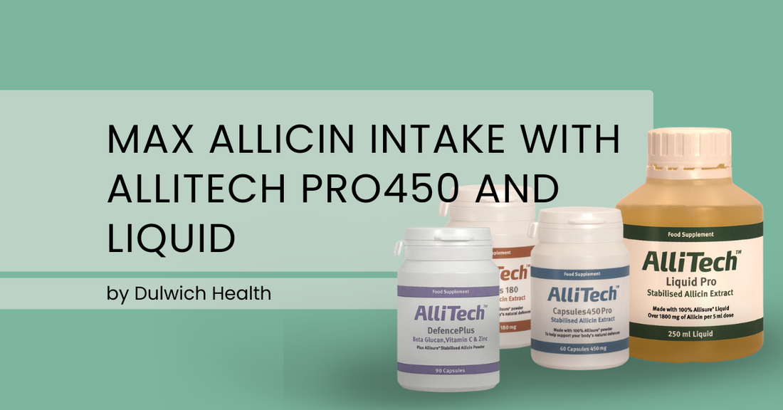 Max Allicin Intake With AlliTech Pro450 and Liquid
