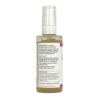 AlliTech AloeGel 100ml bottle with label on a white background