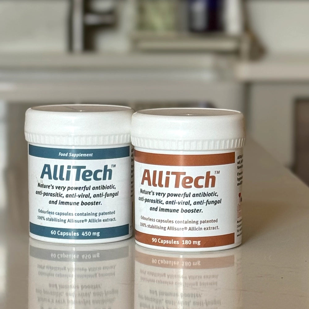 AlliTech Capsules 180mg | Stabilised Allicin Extract – Dulwich Health