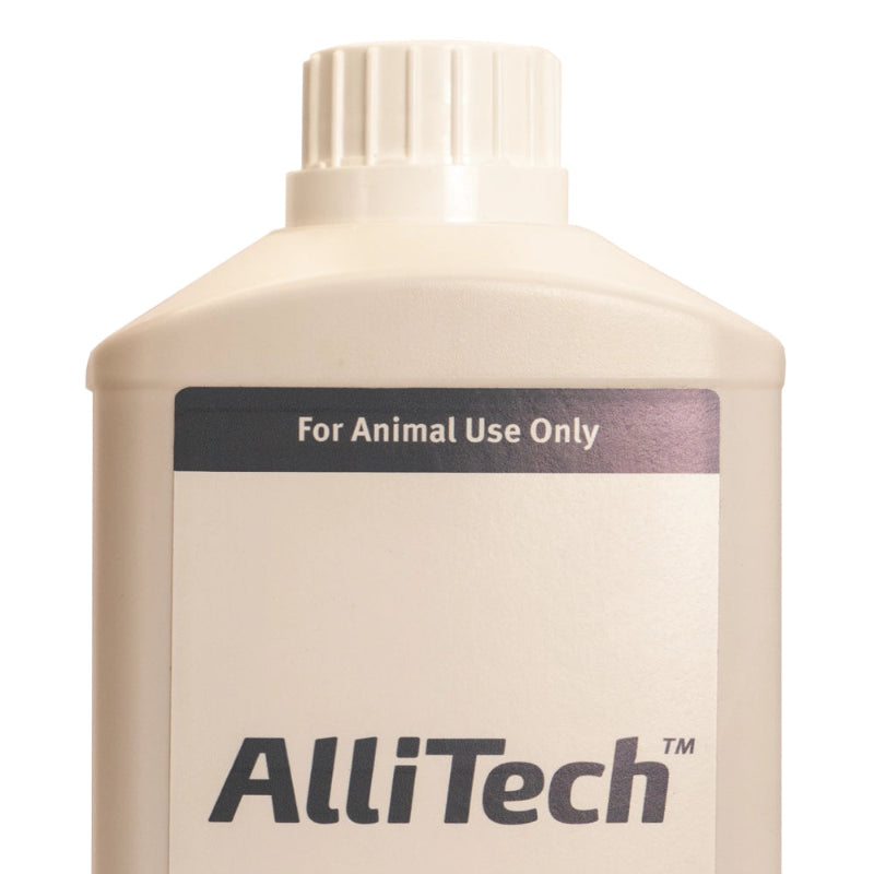AlliTech Animal Liquid bottle 'For Animal Use Only' label on a white background
