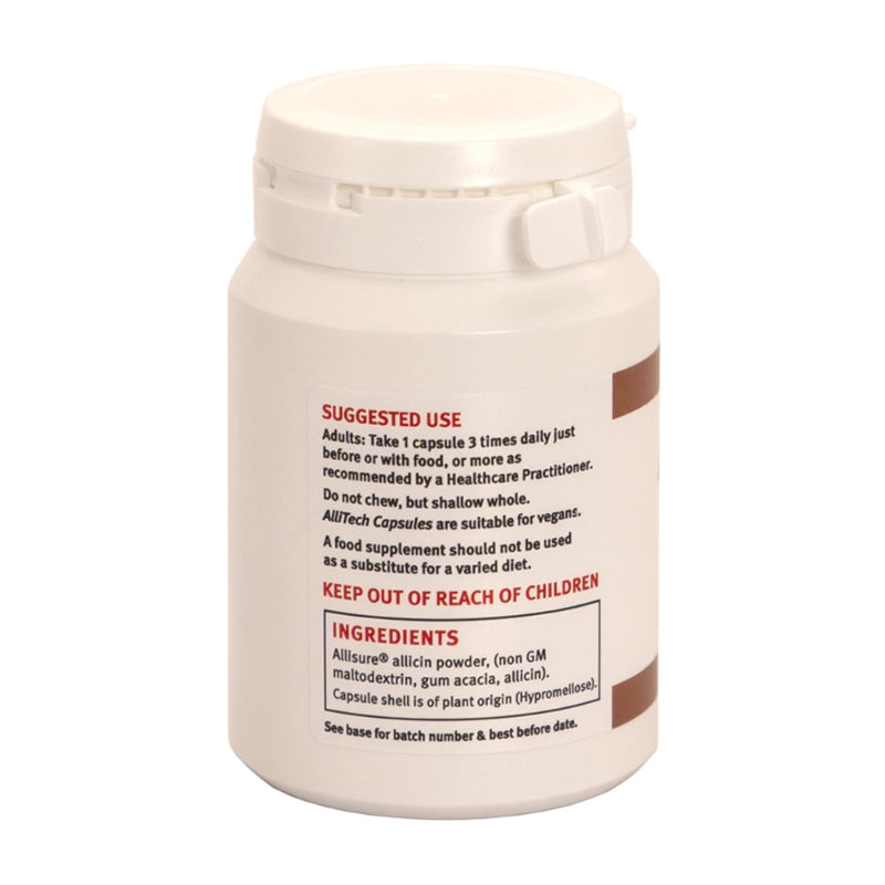 AlliTech Capsules 180 supplement bottle with label on a white background