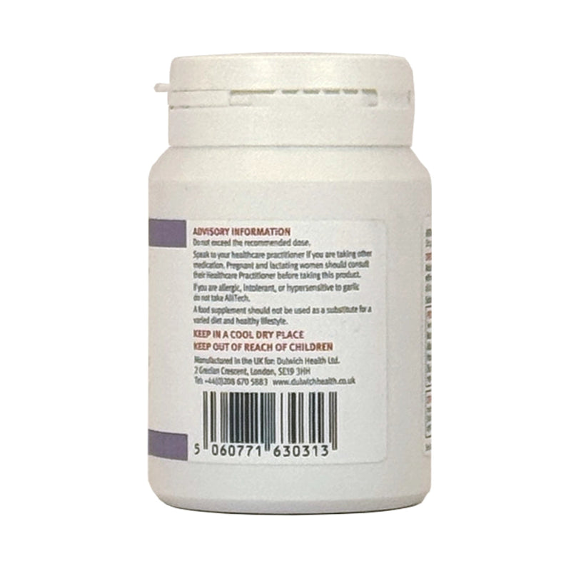 AlliTech Defence Plus supplement container with label on a white background