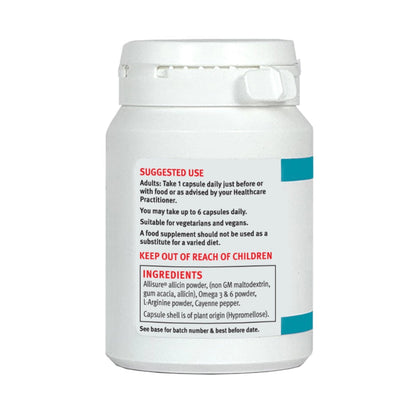 AlliTech GoodHeart Supplement container with label on a white background