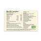 Bio-B-Complex food supplement label with nutritional information and vegan approval logo.
