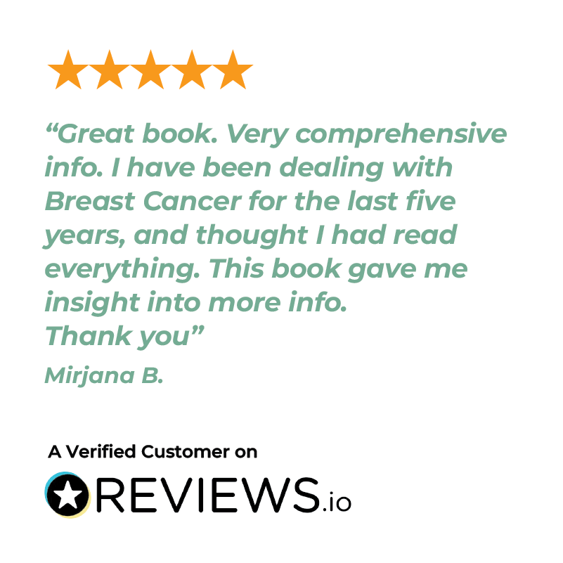 Five-star review for Cancer the Full Menu book on breast cancer from a verified customer on Reviews.io