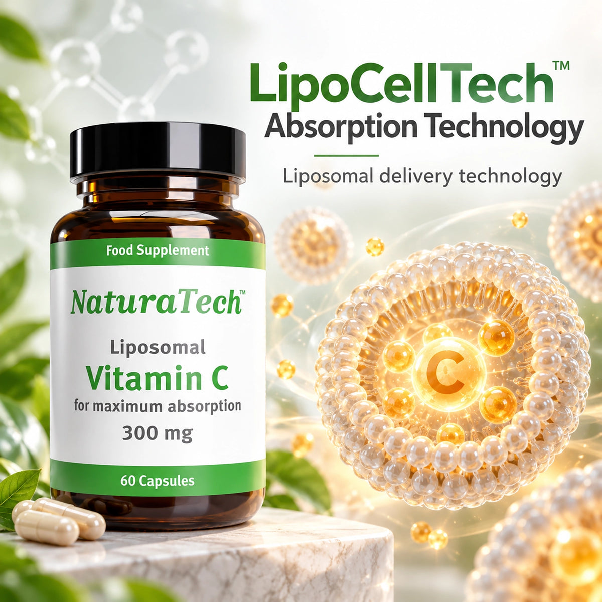 NaturaTech Liposomal Vitamin C 60 Capsules