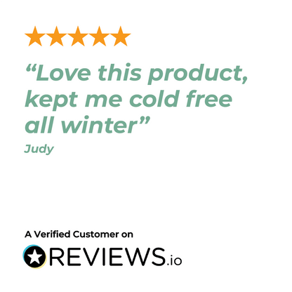 Five-star review for Oreganol P73 Regular Strength on REVIEWS.io with a customer quote and star rating.