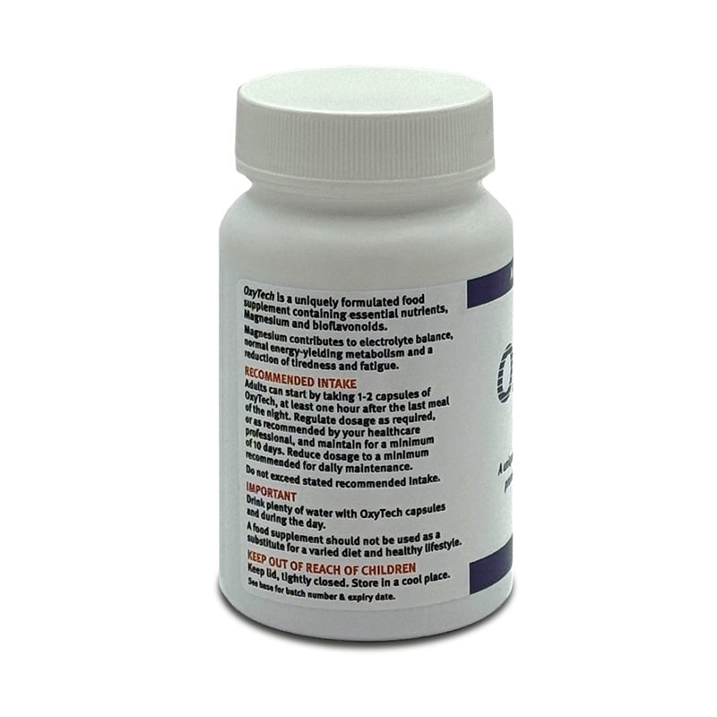OxyTech 60 Capsules Side