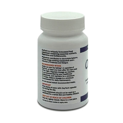 OxyTech 60 Capsules Side
