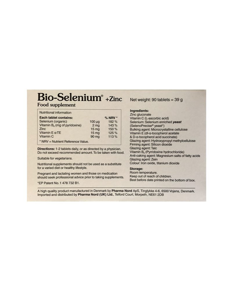 Bio-Selenium +Zinc 90 Tablets