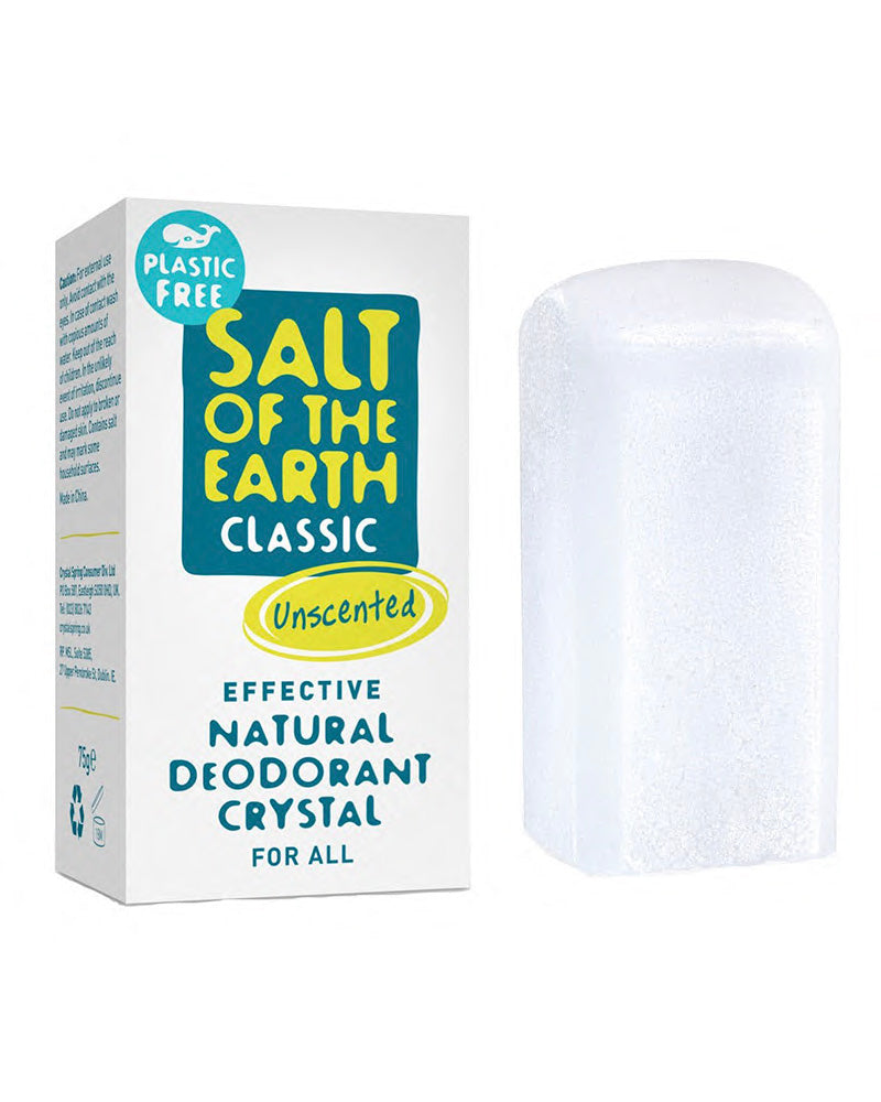 Salt of the Earth Classic Unscented Deodorant Crystal - Plastic Free