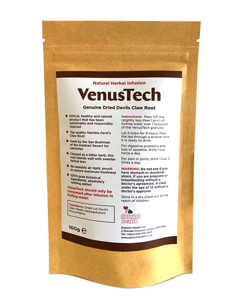 VenusTech Genuine Dried Claw Root from Dulwich Health