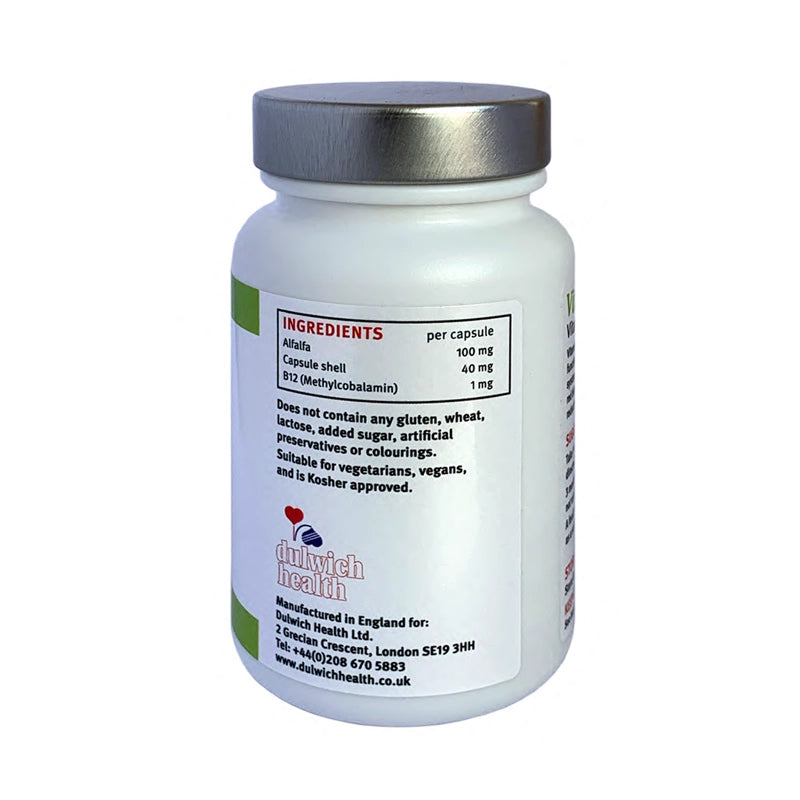 VitTech Vitamin B12 supplement bottle on a white background