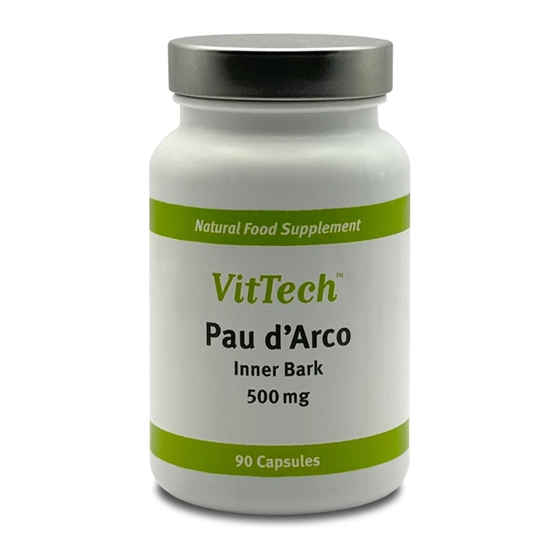 VitTech Pau d'Arco supplement bottle on a white background
