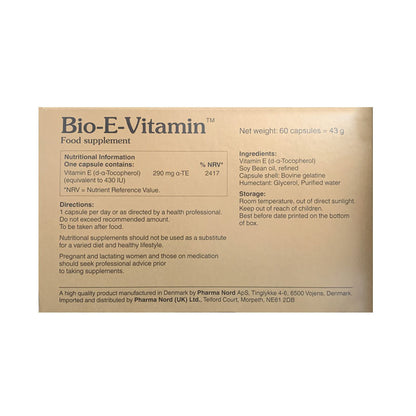 Pharma Nord Bio-E-Vitamin 60 caps