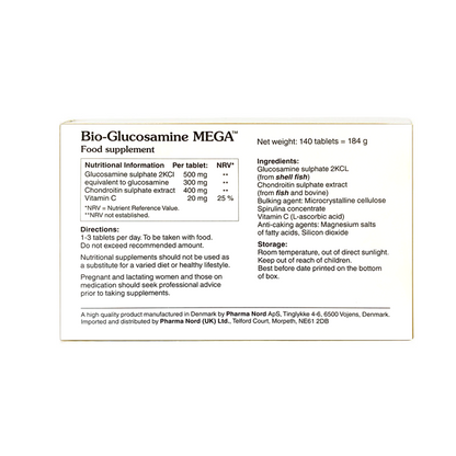 Bio-Glucosamine Mega 140 Capsules from Dulwich Health
