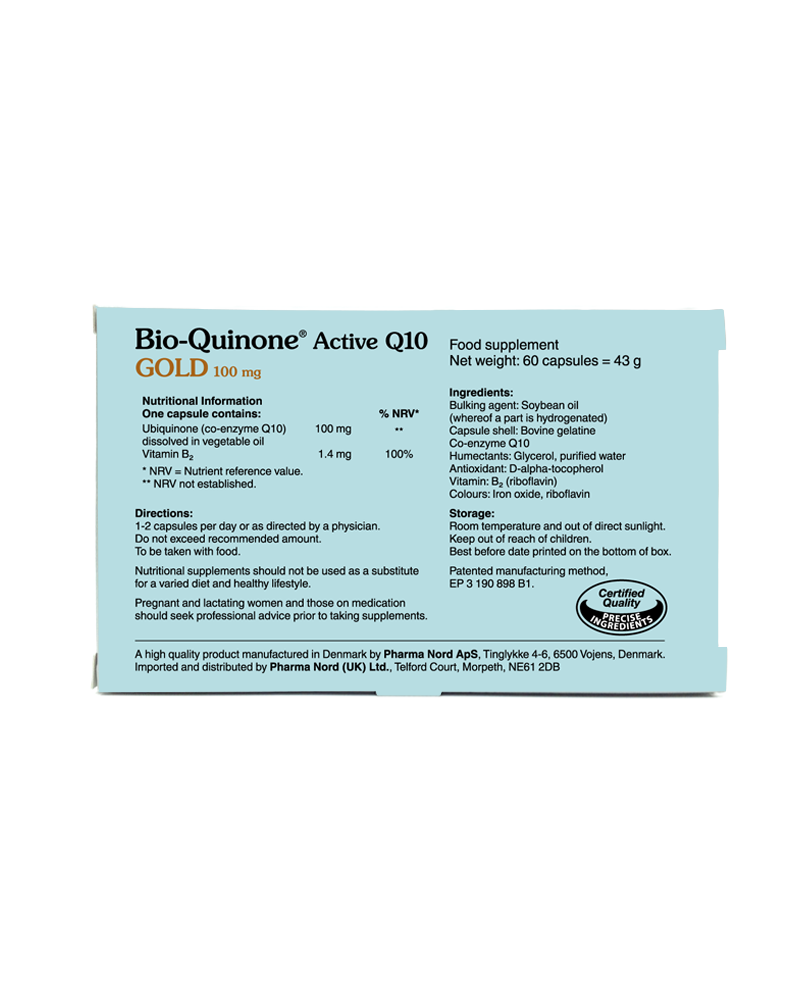 bio quinone active q10 Gold from Dulwich Health