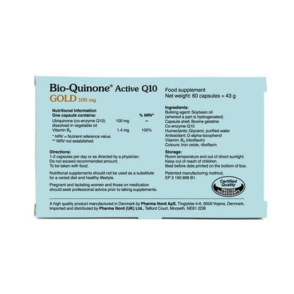 bio quinone active q10 Gold from Dulwich Health