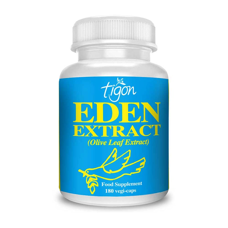Tigon Eden Extract supplement bottle on a white background