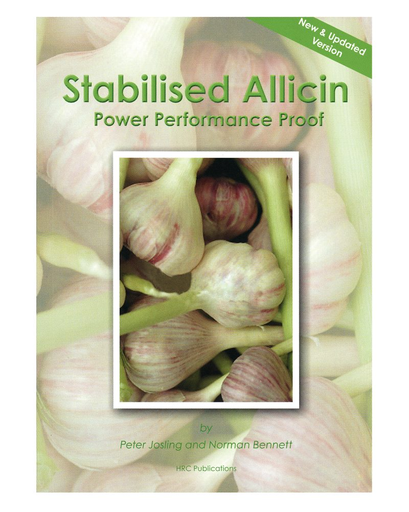 Stabilised Allicin Book by Peter Josling from Dulwich Health